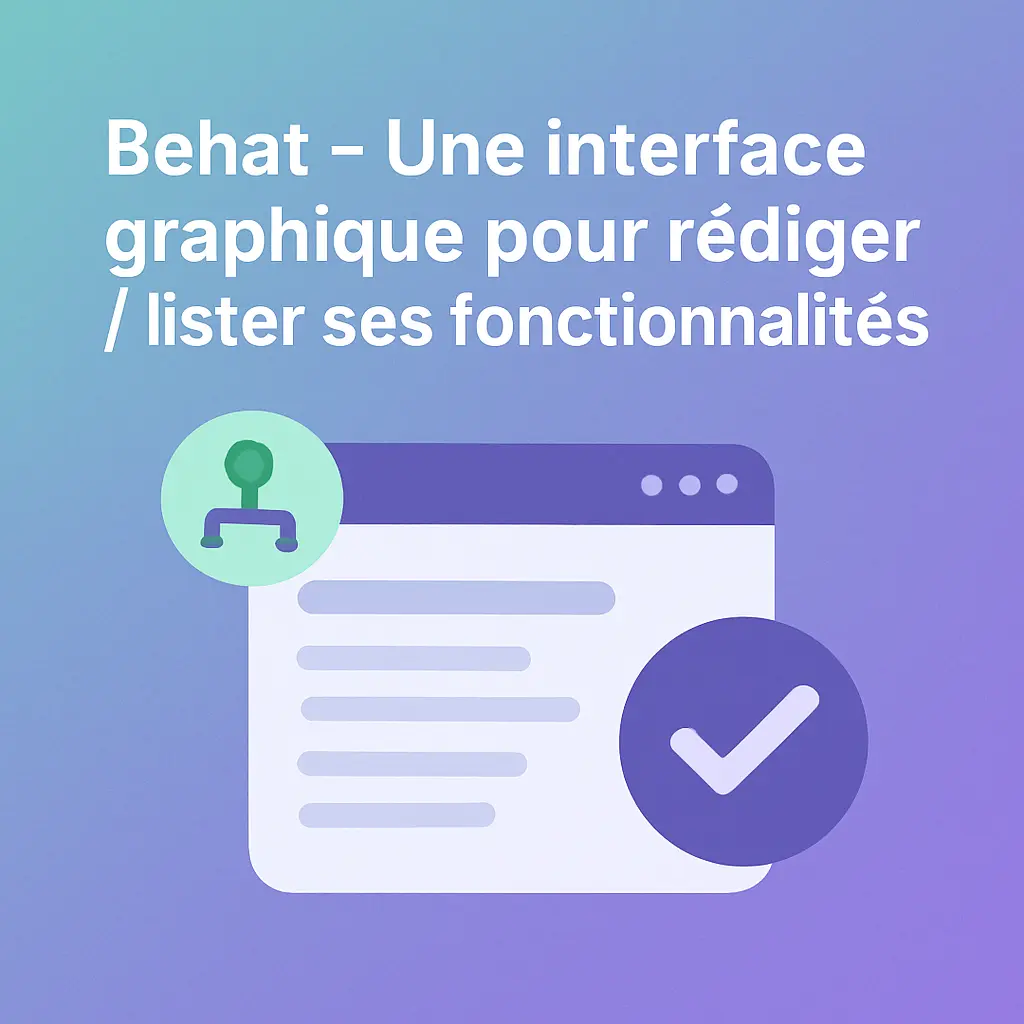 Behat - Une interface graphique pour rédiger / lister ses fonctionnalités
