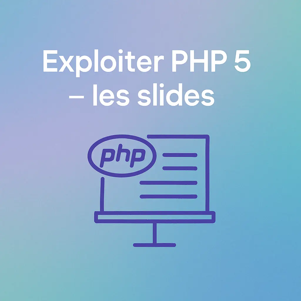 Exploiter PHP 5 - les slides