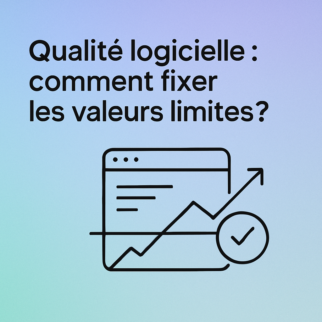 Qualité logicielle : comment fixer les valeurs limites ?