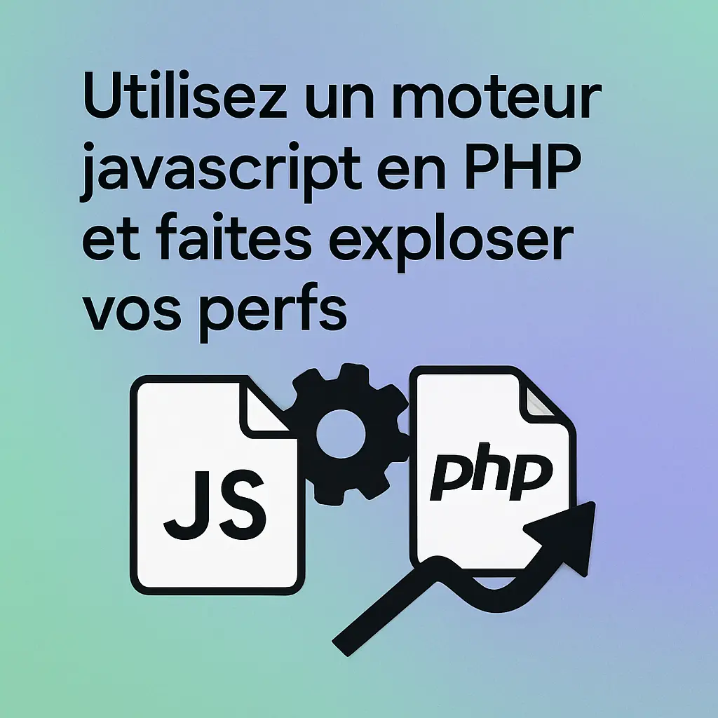 Utilisez un moteur javascript en PHP et faites exploser vos perfs