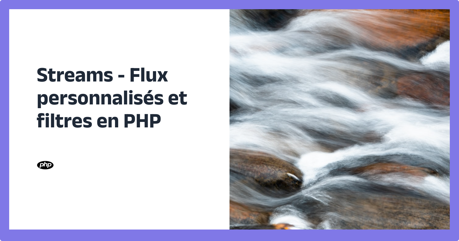 Streams - Flux personnalisés et filtres en PHP